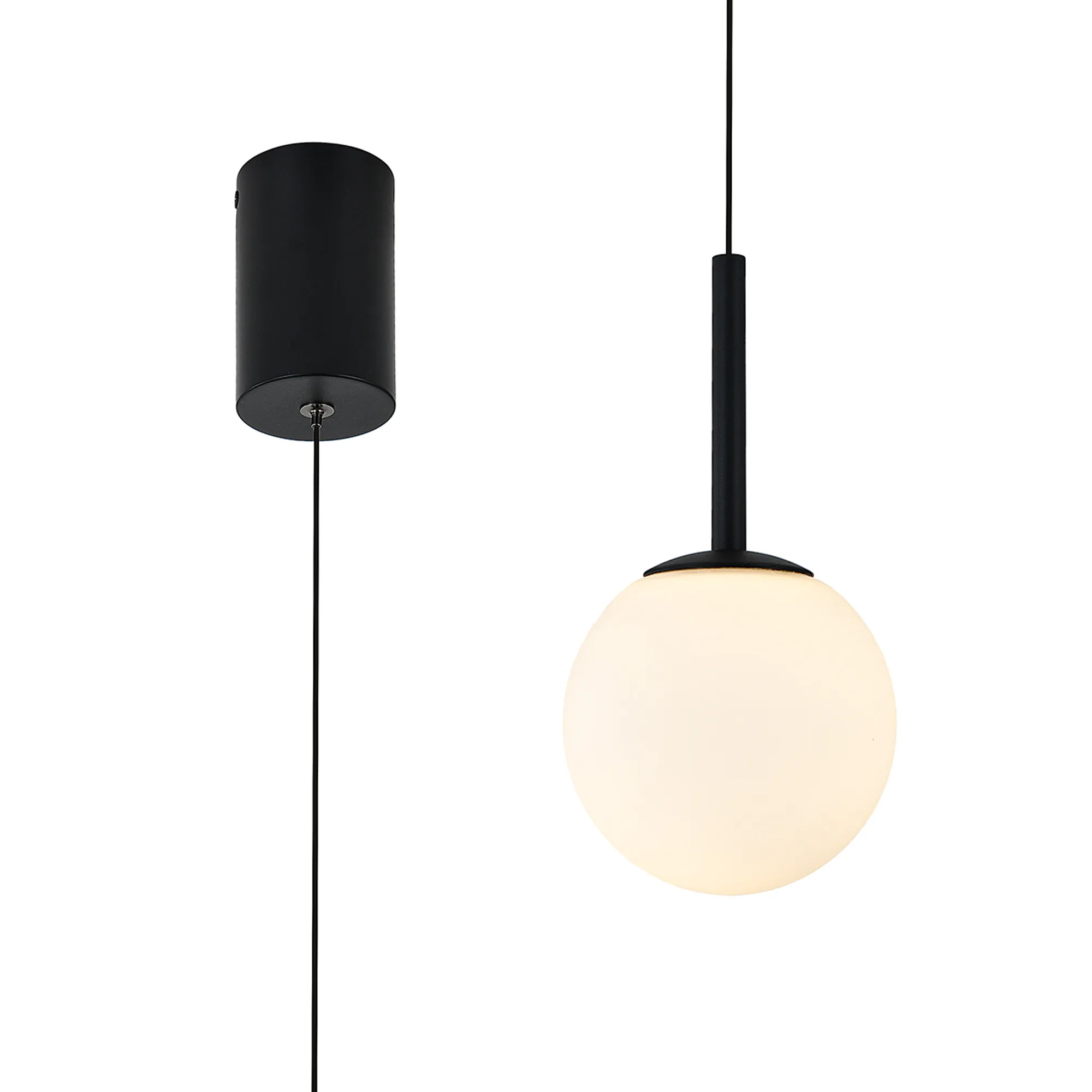 M8887  Puebla Pendant, 9W LED, 3000K, 630lm, Black, 3yrs Warranty